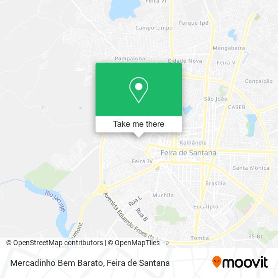 Mercadinho Bem Barato map