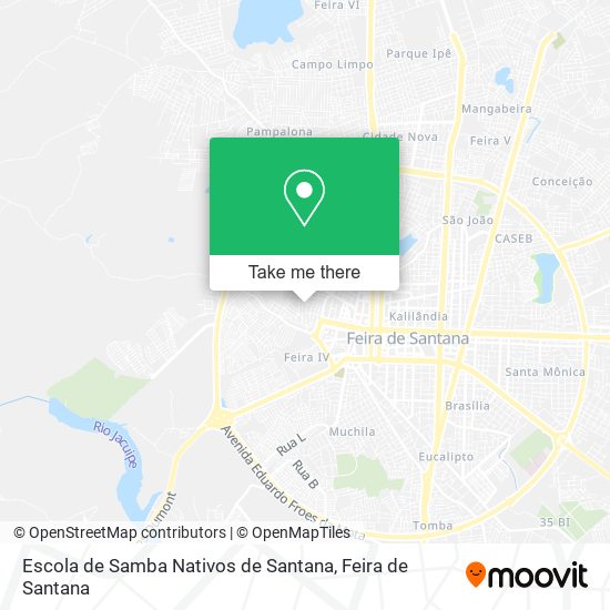 Escola de Samba Nativos de Santana map