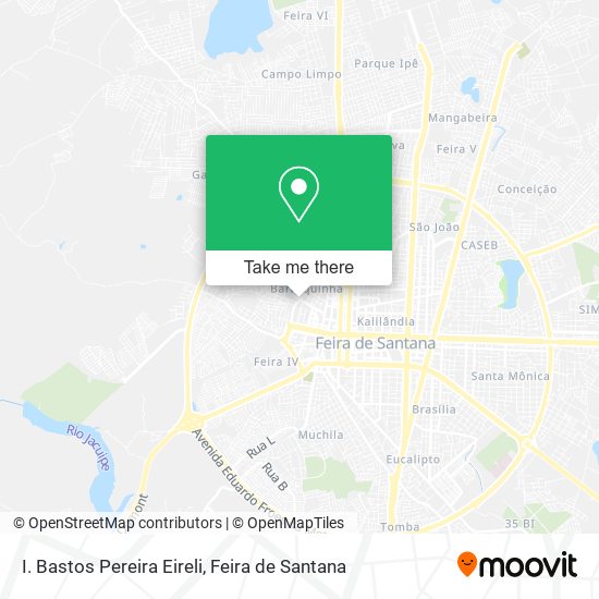 I. Bastos Pereira Eireli map