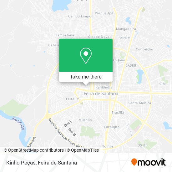 Kinho Peças map
