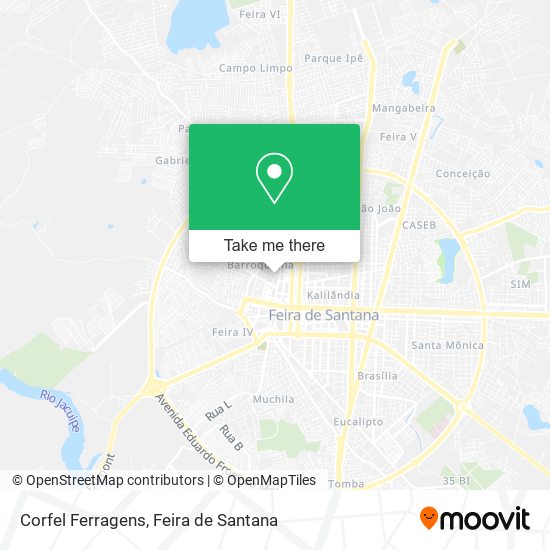 Corfel Ferragens map
