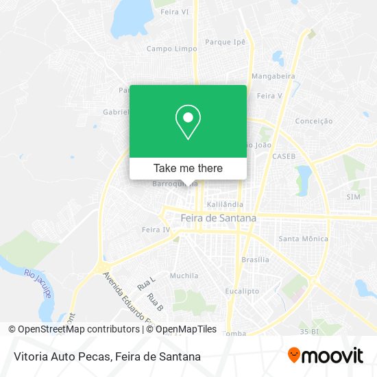 Vitoria Auto Pecas map