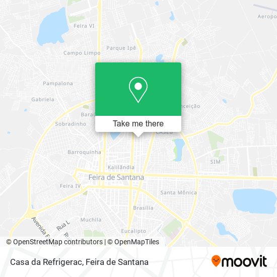 Casa da Refrigerac map