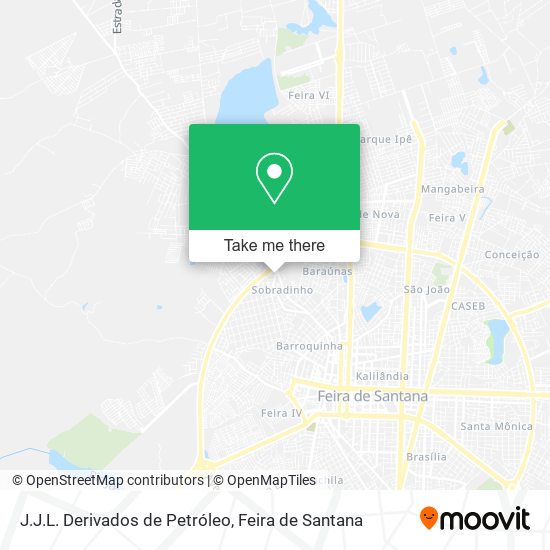 J.J.L. Derivados de Petróleo map
