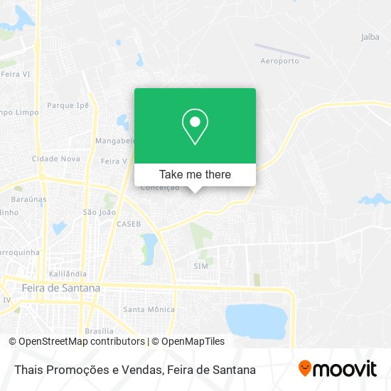 Thais Promoções e Vendas map