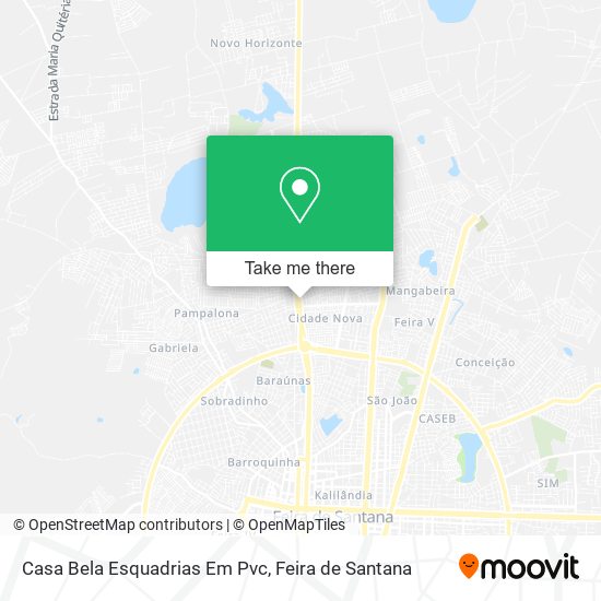 Casa Bela Esquadrias Em Pvc map