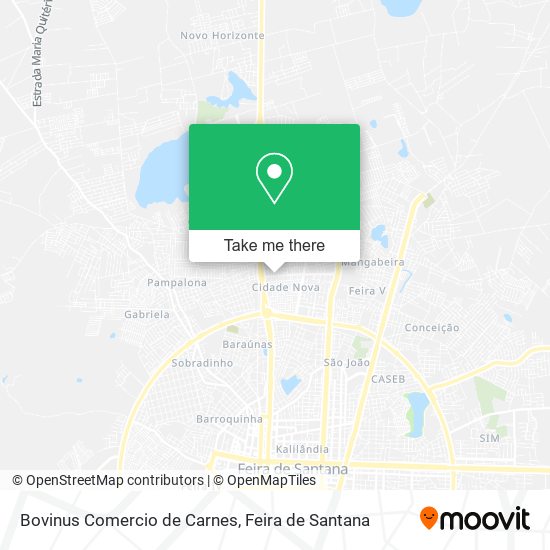 Bovinus Comercio de Carnes map