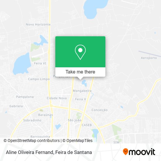 Aline Oliveira Fernand map