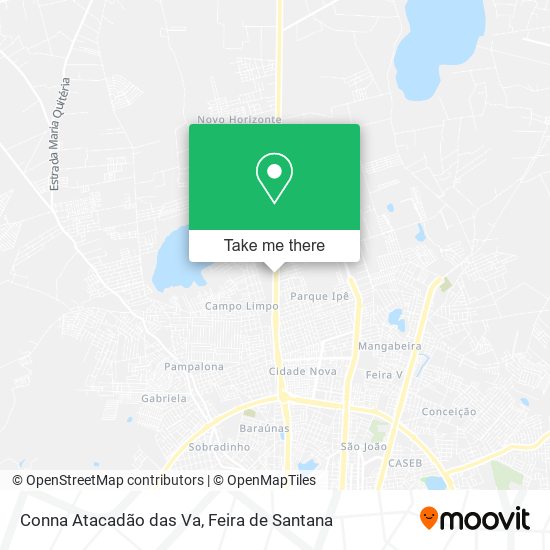 Conna Atacadão das Va map