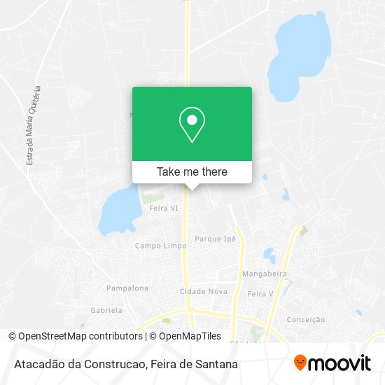 Atacadão da Construcao map