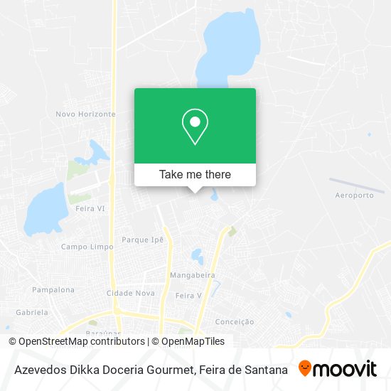 Azevedos Dikka Doceria Gourmet map