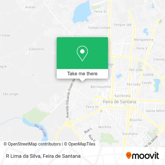 R Lima da Silva map