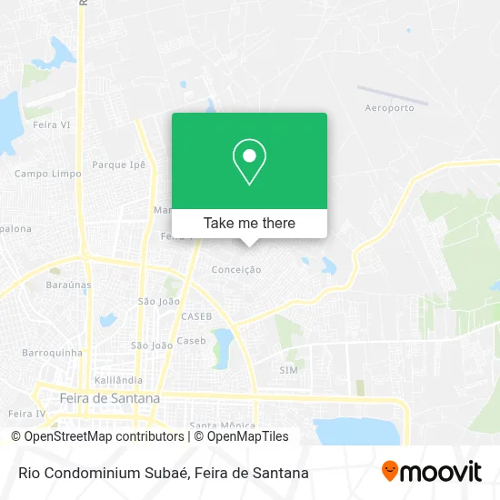 Rio Condominium Subaé map
