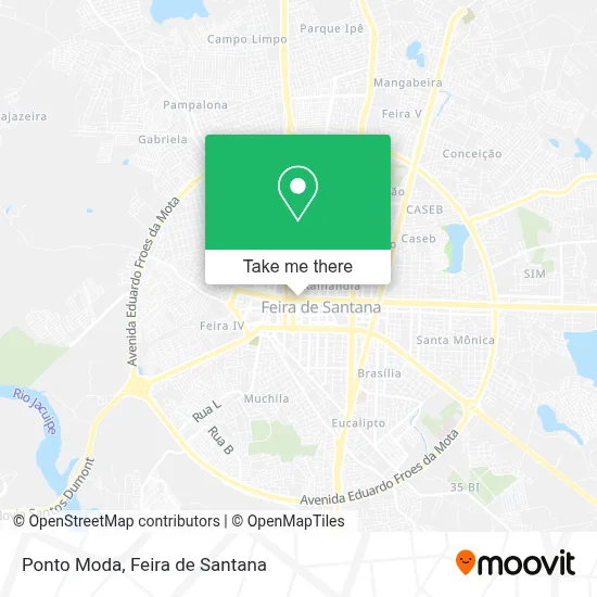 Ponto Moda map