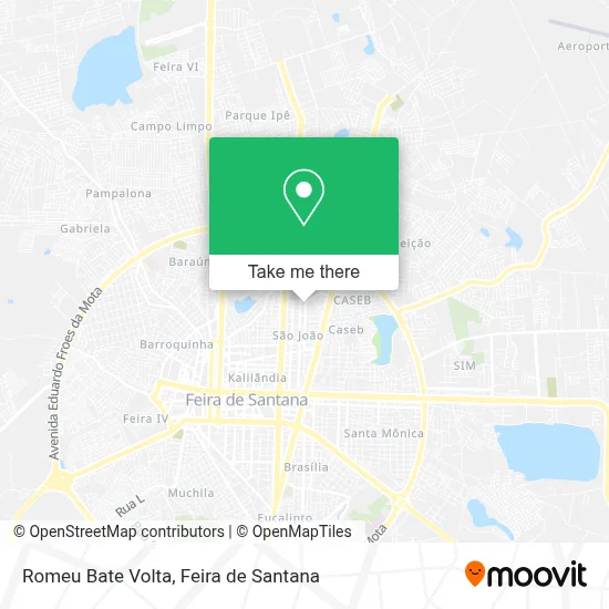 Romeu Bate Volta map