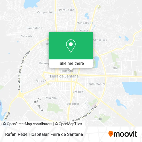 Rafah Rede Hospitalar map