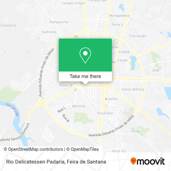 Rio Delicatessen Padaria map