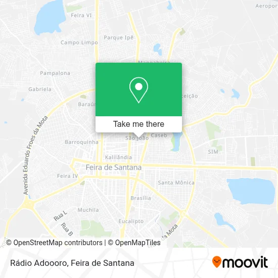 Rádio Adoooro map