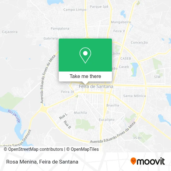 Rosa Menina map