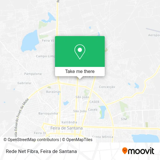 Rede Net Fibra map
