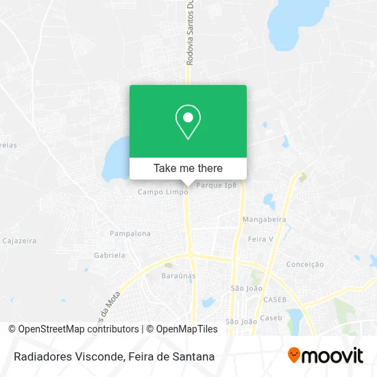 Radiadores Visconde map