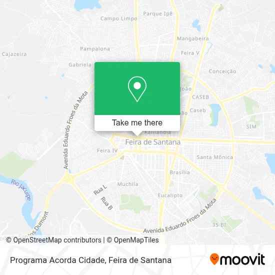 Programa Acorda Cidade map