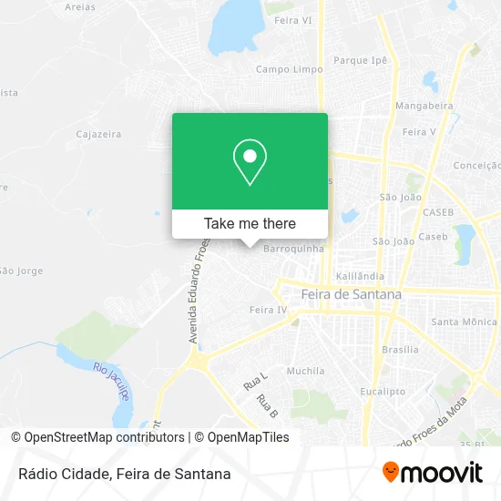 Rádio Cidade map