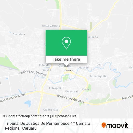 Tribunal De Justiça De Pernambuco 1ª Câmara Regional map