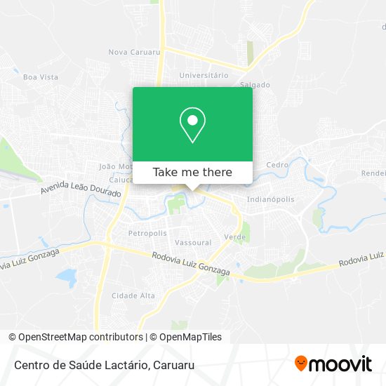 Centro de Saúde Lactário map