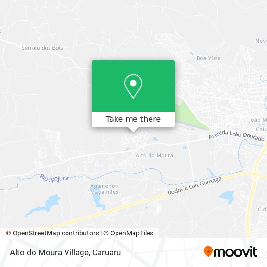 Alto do Moura Village map