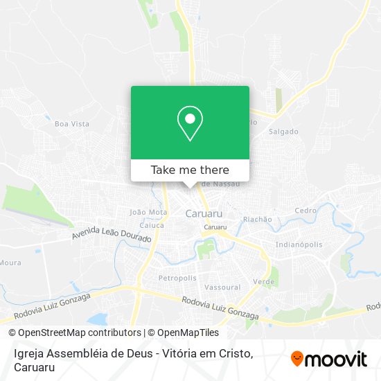 Igreja Assembléia de Deus - Vitória em Cristo map