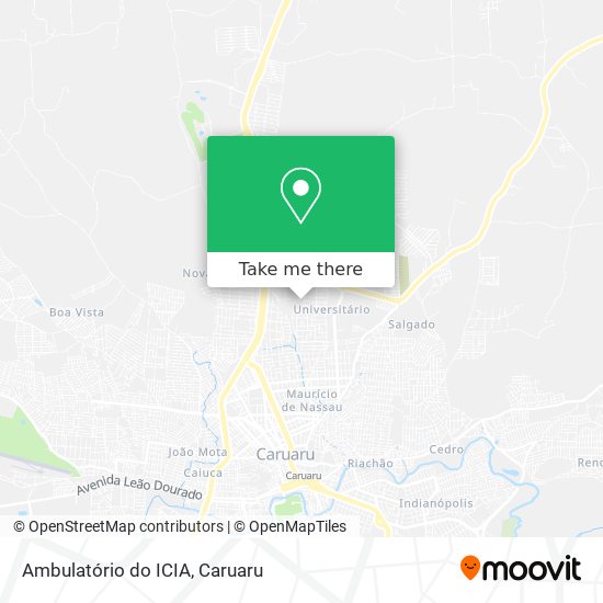Ambulatório do ICIA map