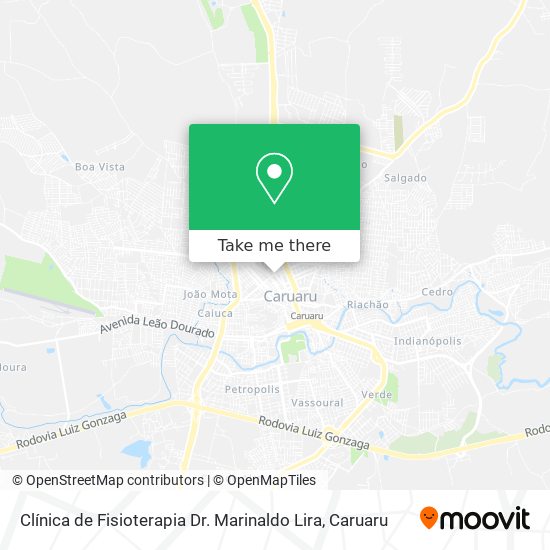 Clínica de Fisioterapia Dr. Marinaldo Lira map