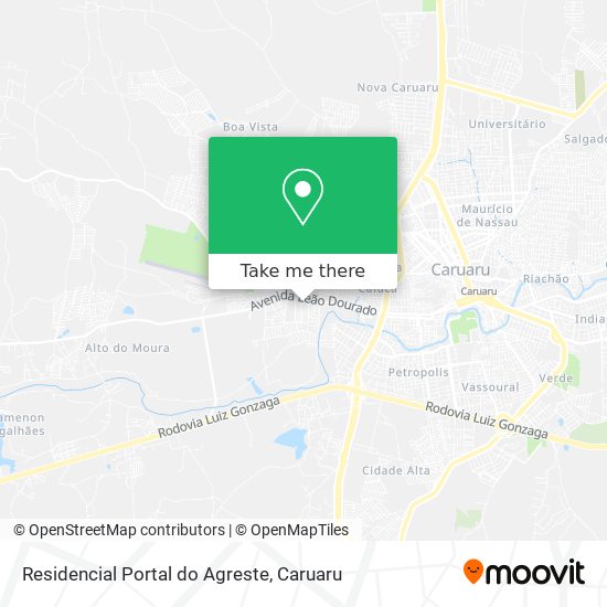 Mapa Residencial Portal do Agreste