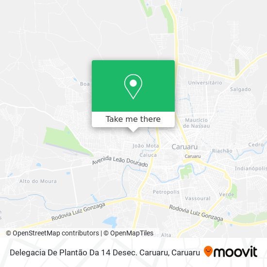 Delegacia De Plantão Da 14 Desec. Caruaru map