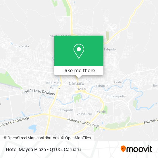 Mapa Hotel Maysa Plaza - Q105