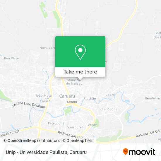 Mapa Unip - Universidade Paulista