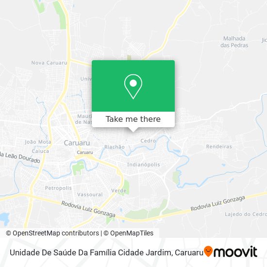 Unidade De Saúde Da Família Cidade Jardim map