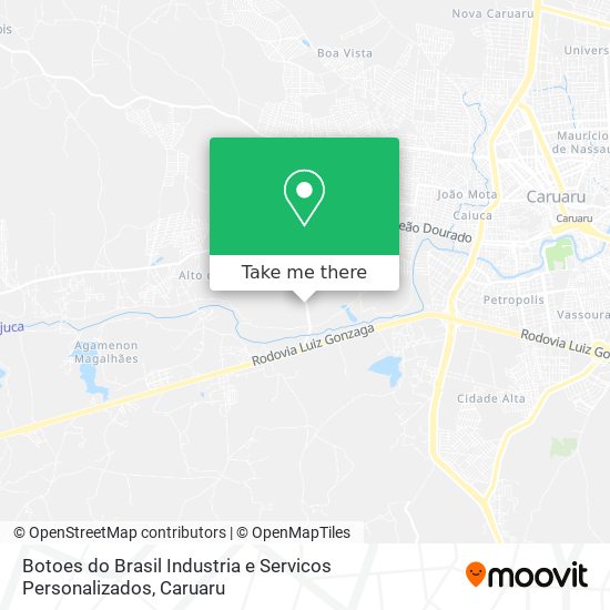 Botoes do Brasil Industria e Servicos Personalizados map