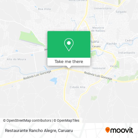 Restaurante Rancho Alegre map