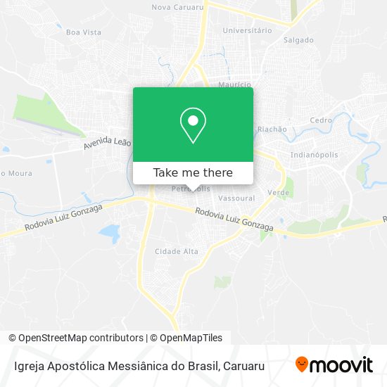 Igreja Apostólica Messiânica do Brasil map