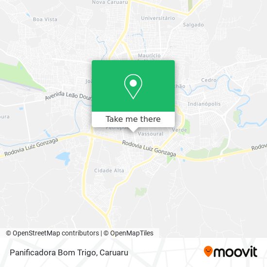 Panificadora Bom Trigo map