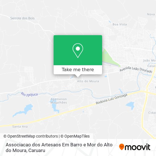 Associacao dos Artesaos Em Barro e Mor do Alto do Moura map