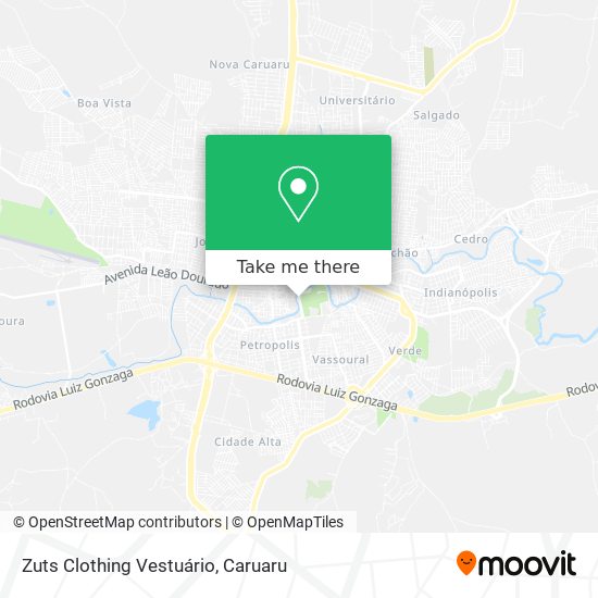 Zuts Clothing Vestuário map