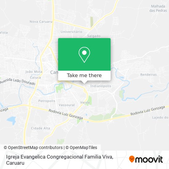 Igreja Evangelica Congregacional Familia Viva map