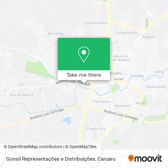 Gonsil Representações e Distribuições map