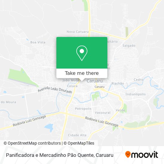Panificadora e Mercadinho Pão Quente map