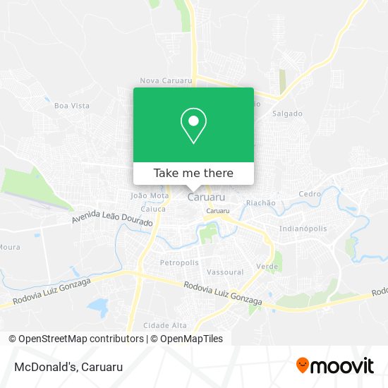 McDonald's map