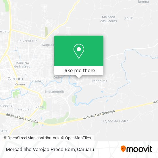 Mercadinho Varejao Preco Bom map