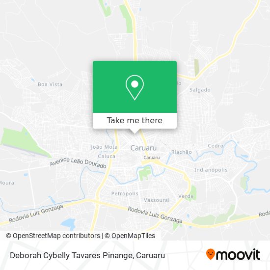 Deborah Cybelly Tavares Pinange map